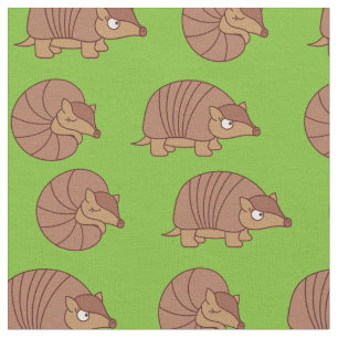 Cute Armadillo Tecknad Kids Tyg