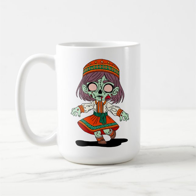 Cute Armenian Zombie Kaffemugg (Vänster)