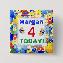 Cute Art Deco Flowers Anpassade Age