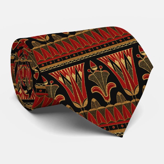 Cute art deco mönster nacke slips (Rullad)
