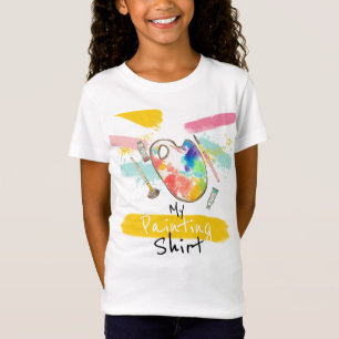 Cute artist målningsskjorta party tshirt t shirt
