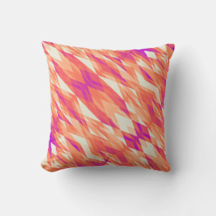 Cute artistic geometric mönster kudde