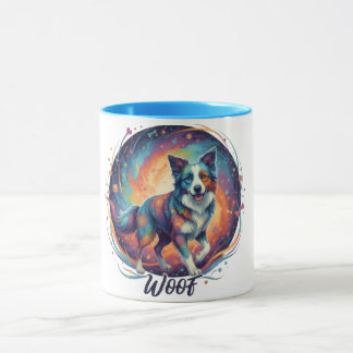 Cute Artistic Puppy Design for Dog Lovers Mugg