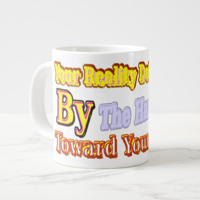 Cute Artwork Design handlar om "din verklighet". K Jumbo Mugg (Framsida vänster)