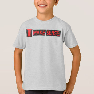 Cute Artwork design om "Gör sense" - köp T Shirt