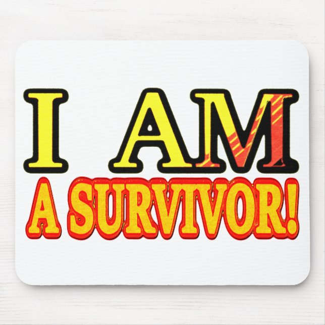 Cute Artwork Design ’SURVIVOR’. Köp nu Musmatta (Framsidan)
