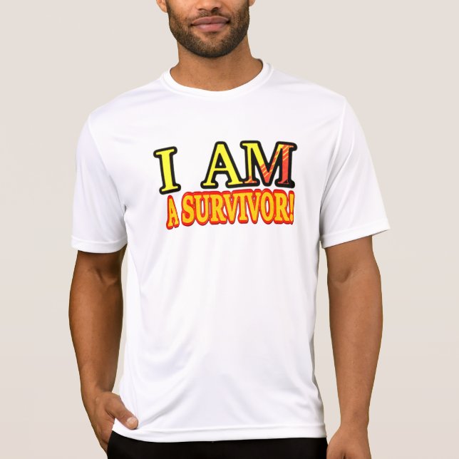 Cute Artwork Design ’SURVIVOR’. Köp nu T Shirt (Framsida)