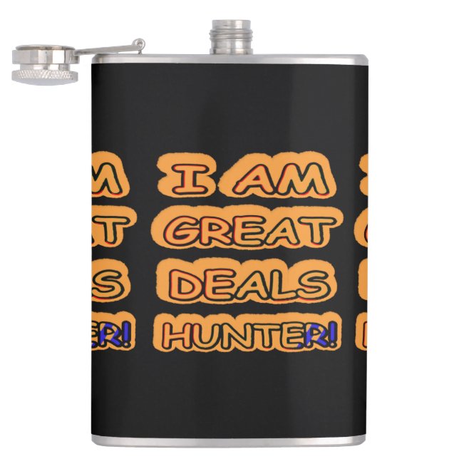 Cute Artwork Design "Underbar Deals Hunter" Köp nu Fickplunta (Öppnad)