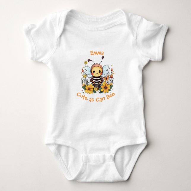 Cute as can Bebe T Shirt (Framsida)
