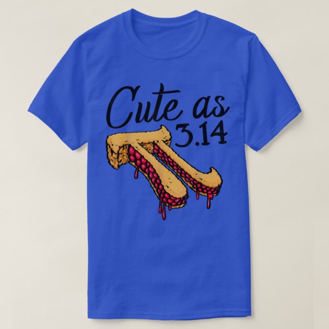 Cute as Pi Pizza Funny Mathletics Birthday Pi Pizz T Shirt (Design framsida)
