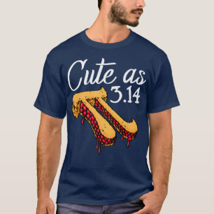 Cute as Pi Pizza Funny Mathletics Birthday Pi Pizz T Shirt