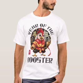 Cute Asian Chinese Tupp Zodiac Lunar nyår T Shirt