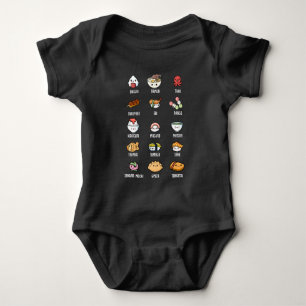 Cute Asian Food Kawaii Sushi Ris Fish Ramen Älska T Shirt