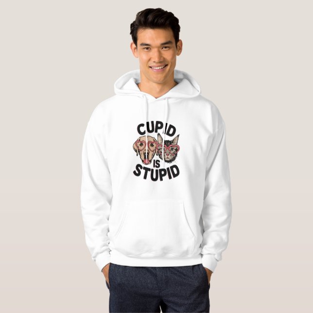Cute Assions kärlek Hoodie (Hel framsida)