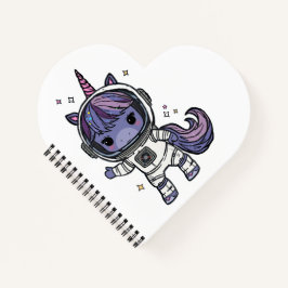 Cute Astro Unicorn Heart - bärbar dator