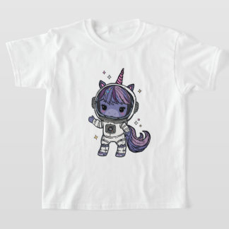 Cute Astro Unicorn T-shirt