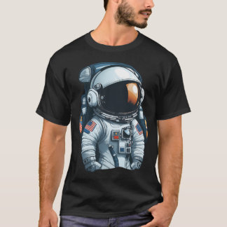 Cute Astronaut 3 T Shirt