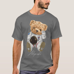 Cute Astronaut Bear Adograble T Shirt