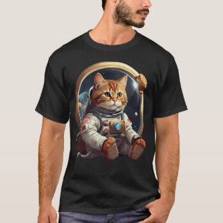 Cute Astronaut Cat - Astrocat T Shirt