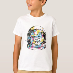 Cute Astronaut Cat T Shirt