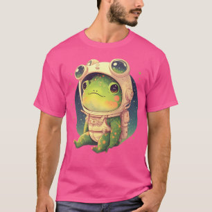 Cute Astronaut Frog Kawaii Cottagecore Aesthetic T Shirt