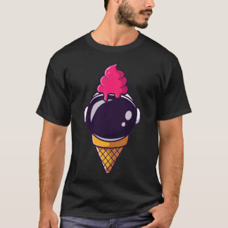 Cute Astronaut Ice Cream T Shirt