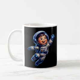 Cute Astronaut Kids Kaffemugg