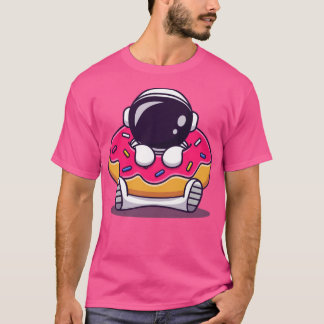 Cute Astronaut med Tecknad av ringrötter1 T Shirt