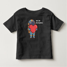 Cute Astronaut mitt Universe Kärlek Heart T Shirt