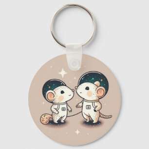 Cute Astronaut Mouse par Nyckelring
