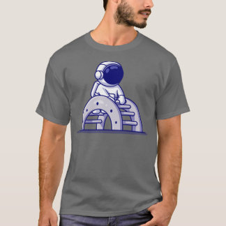 Cute Astronaut Play Leksak Ladder Tecknad T Shirt