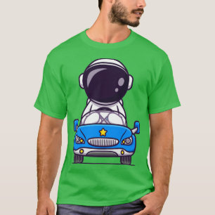 Cute Astronaut - Tecknad för bilkörning T Shirt