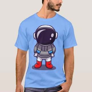 Cute Astronaut Wearing Hoodie T Shirt