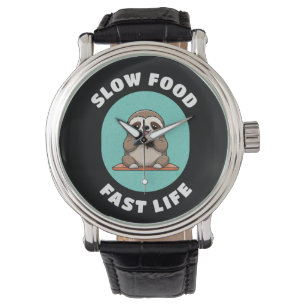 Cute ätande Kawaii Sloth Armbandsur