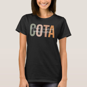 Cute Auktoriserad Occupy Therapy Assistant COTA T Shirt