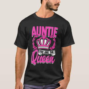 Cute Auntie du är drottningens familj matchande Mo T Shirt