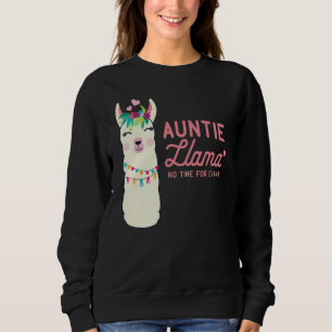 Cute Auntie Llama Funny Alpacas Llamas Älskare Gif T Shirt