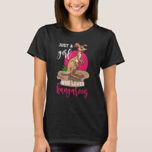 Cute Aussie Women är bara en flicka som Kärlek Kan T Shirt