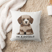 Cute Aussiedodoodle Puppy - jag är en Doodle!