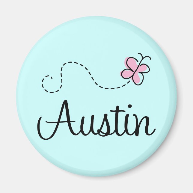 Cute Austin Texas T-shirt Magnet (Framsidan)