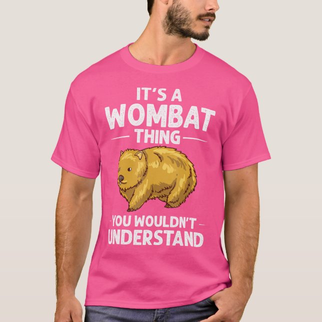 Cute Australia Funny Marsupial T Shirt (Framsida)