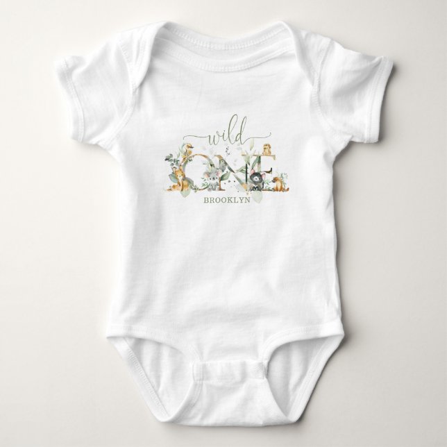Cute Australian Animals Vild 1:a födelsedag T Shirt (Framsida)