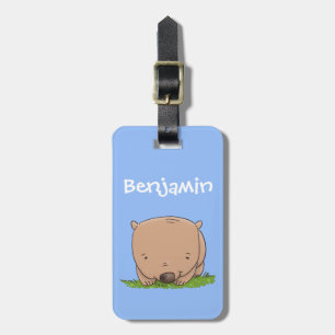 Cute Australian baby, illustration av tecknaden fö Bagagebricka
