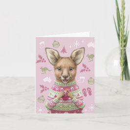 Cute Australian - Julkort för djur Helgkort