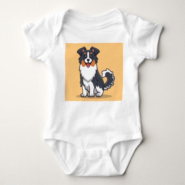 Cute Australian shepherd-23144 T Shirt (Framsida)