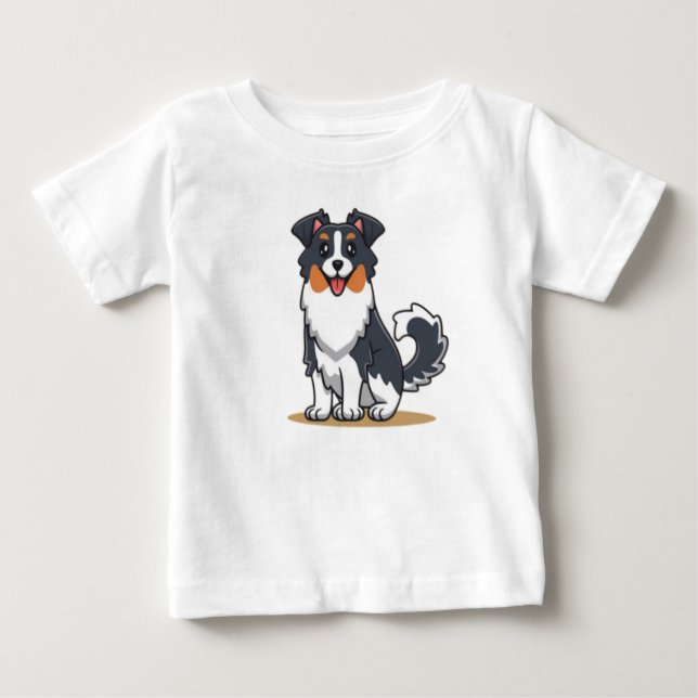 Cute Australian Shepherd-23144 T Shirt (Framsida)
