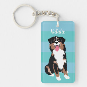 Cute Australian shepherd, Personlig Blå Aqua