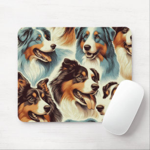 Cute Australian shepherd sjölös Musmatta