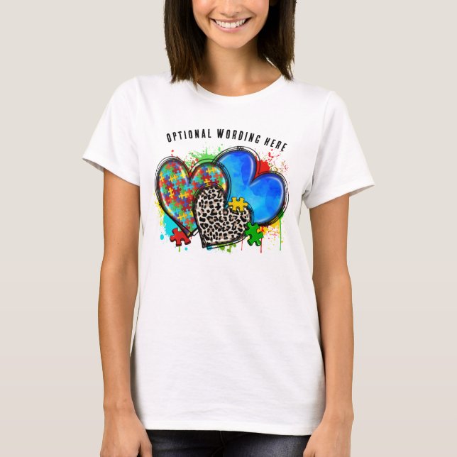 Cute Autism Awareness T-shirt (Framsida)