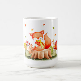 Cute Autumn Fox Coffee Mugg